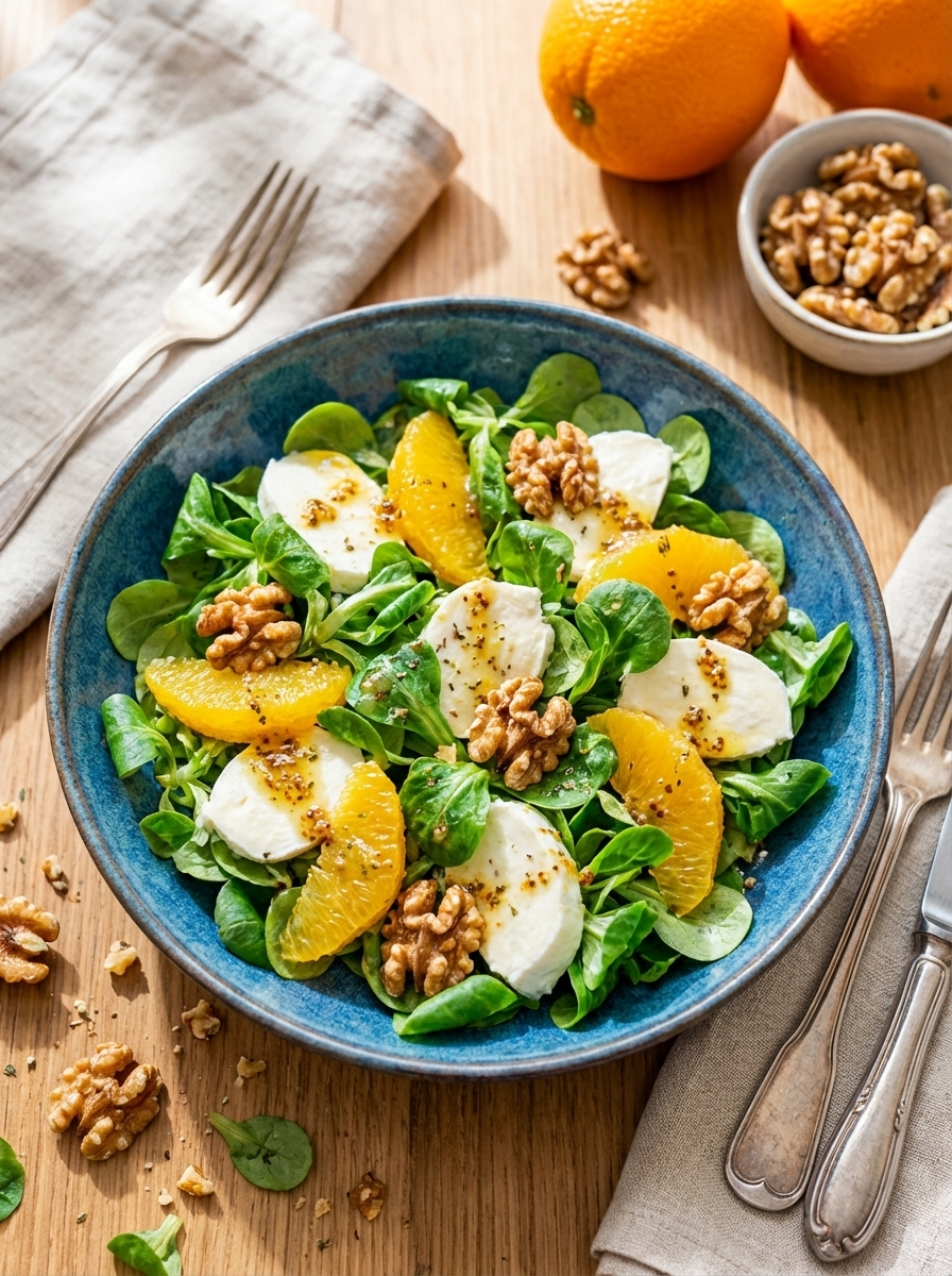 Orangen Walnuss Salat