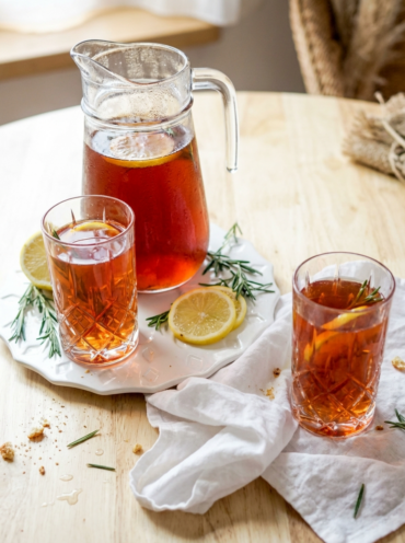 winterlicher Bratapfel Eistee