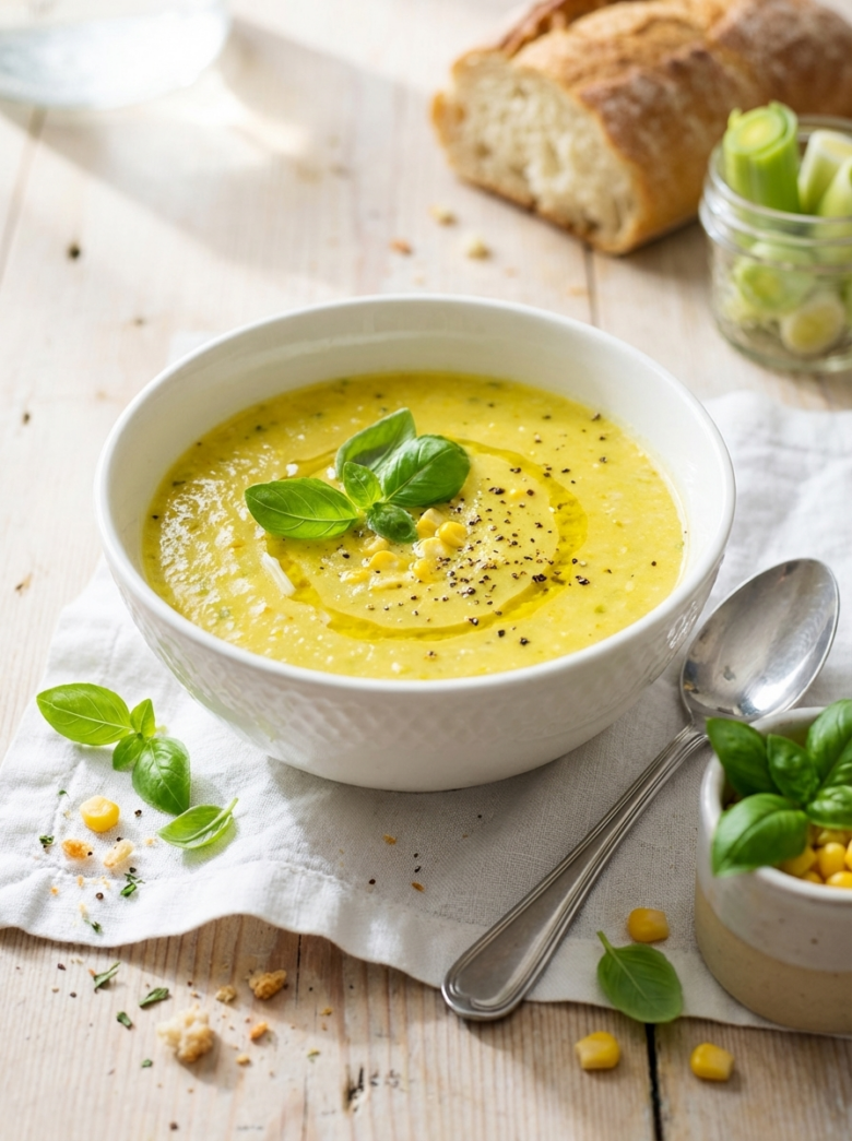 Mais Lauch Suppe