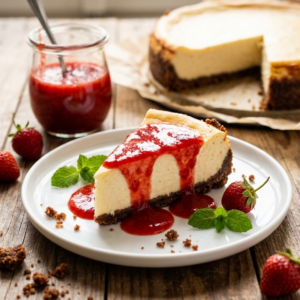 New York Strawberry Cheesecake