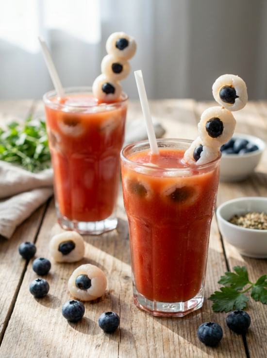 Twee drankjes met fruitdecoratie