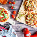 vegetarische Mini-Pizzen