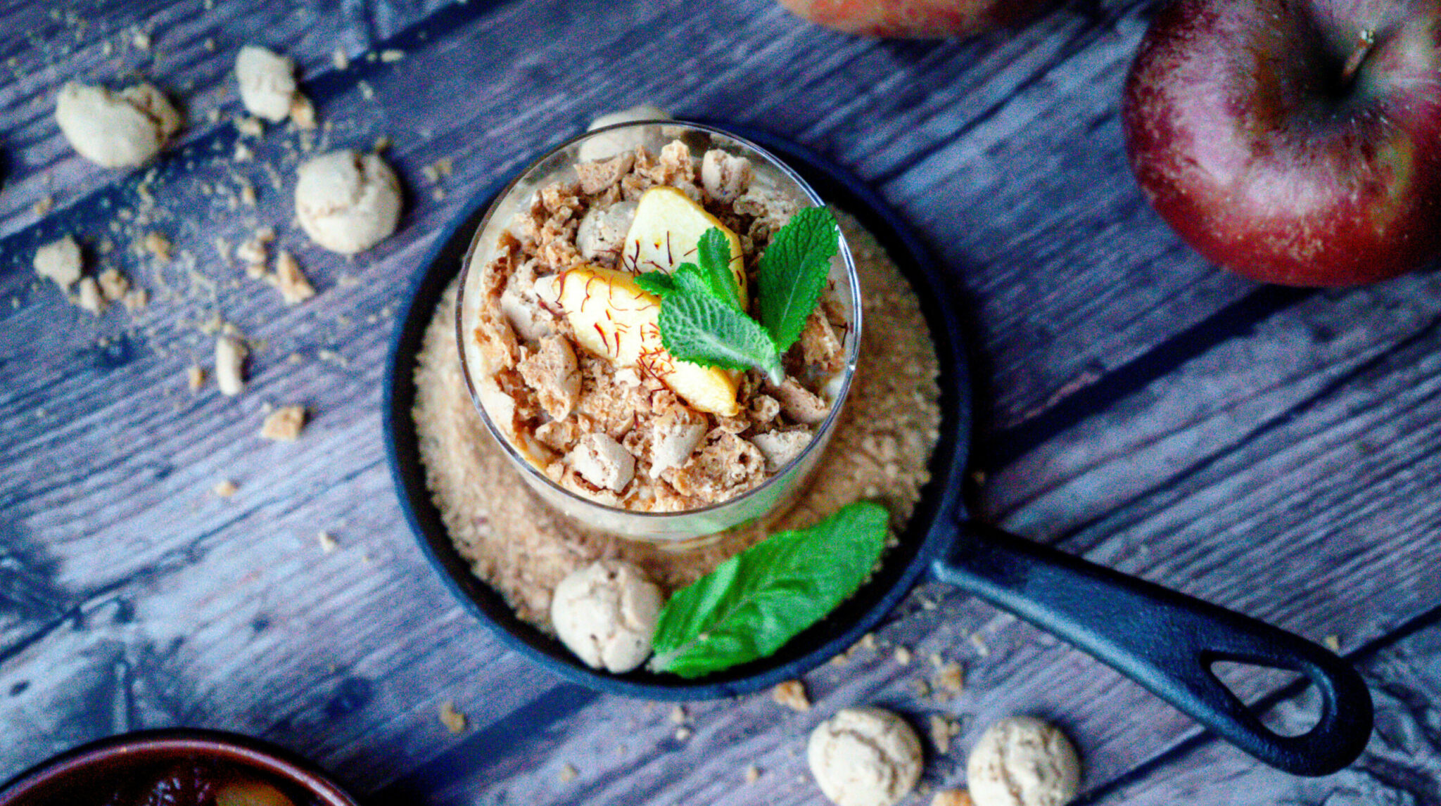 Isrealisches Dessert: Karamellisierte Safran-Äpfel