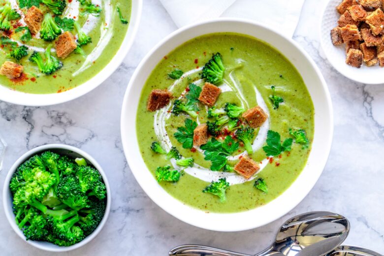 Schnelle Brokkoli Suppe
